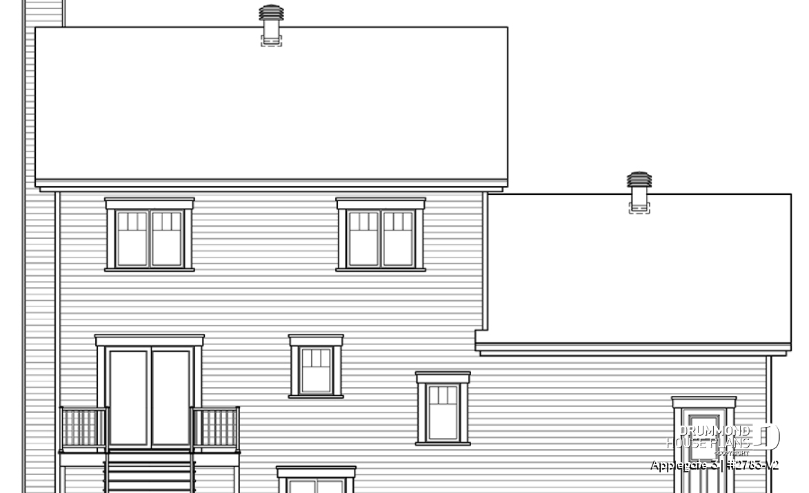 rear elevation - Applegate 3