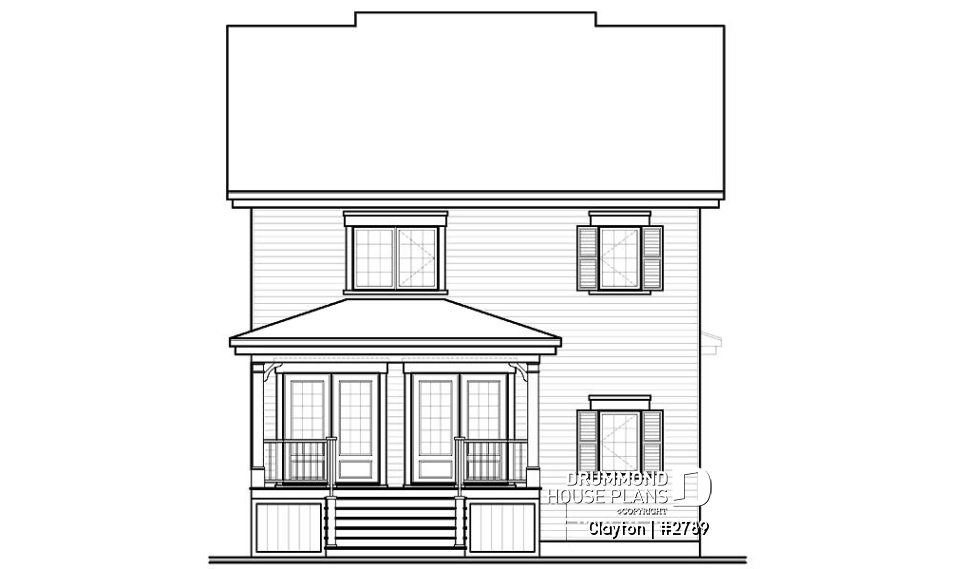 rear elevation - Clayton