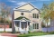 front - BASE MODEL - 3 bedroom cottage house plan, laundry room on main floor, low-budget construction - Ashland