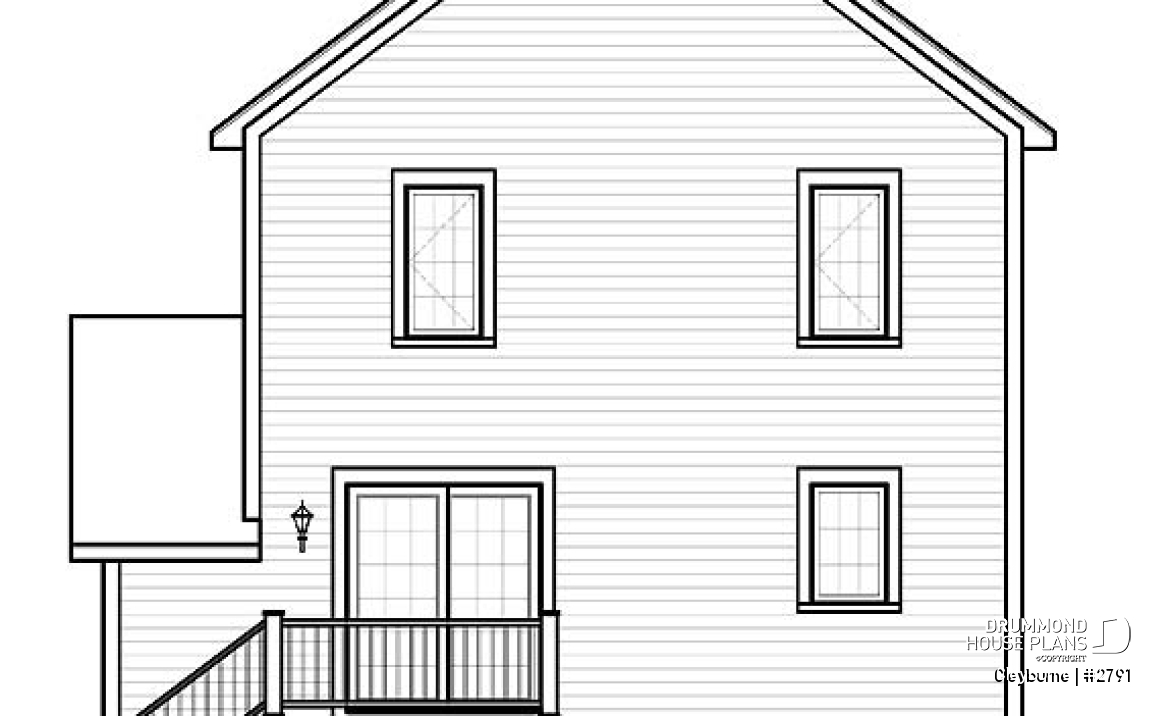 rear elevation - Cleyburne