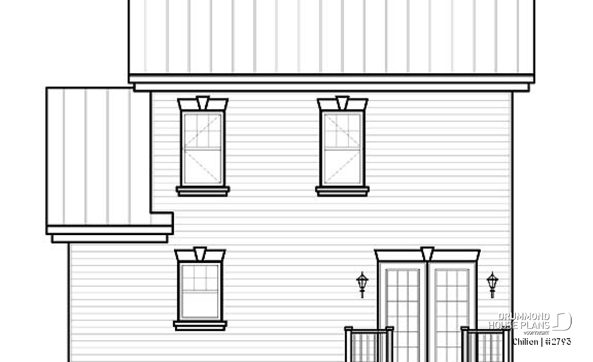 rear elevation - Chilton