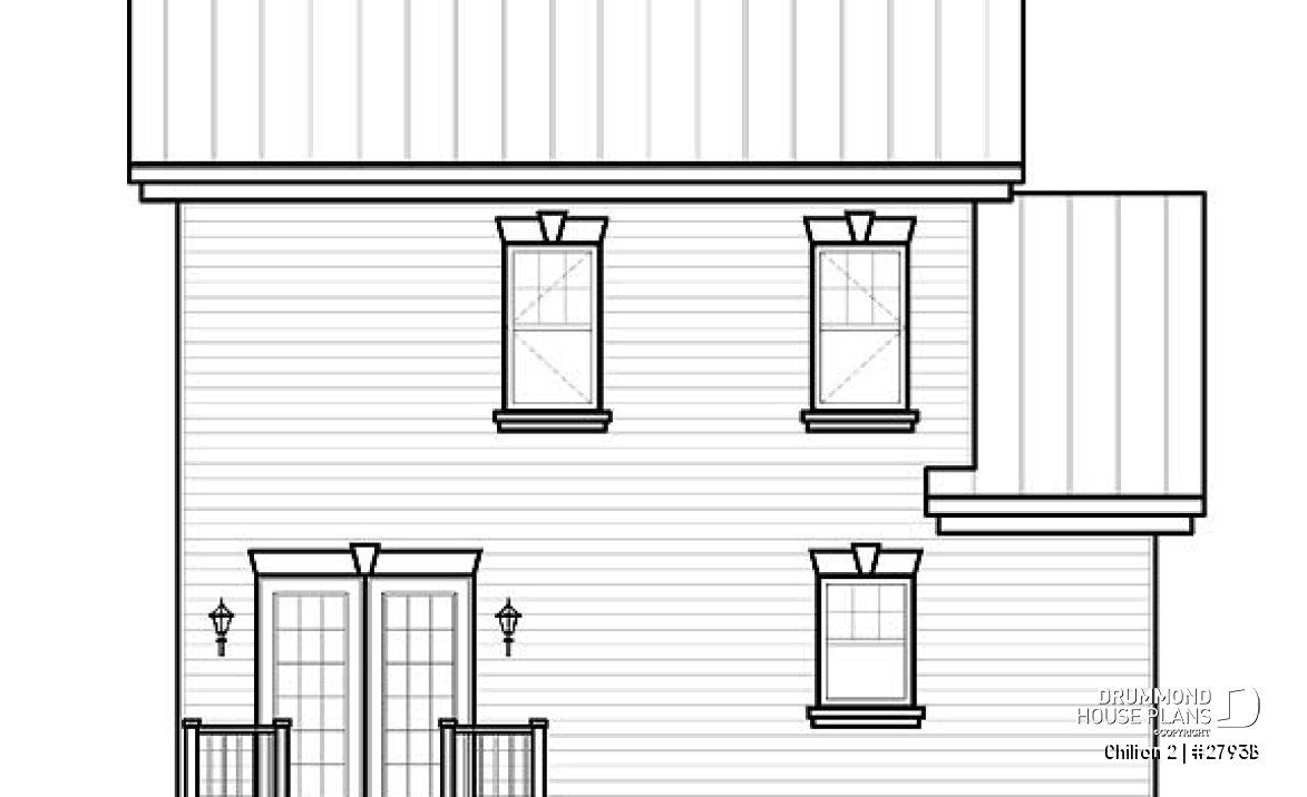 rear elevation - Chilton 2