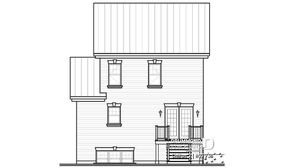 rear elevation - Chilton 2