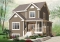 front - BASE MODEL - 3 bedroom, 2 storey Farmhouse home plan with large kitchen and great family bathroom - Country Charmer 6