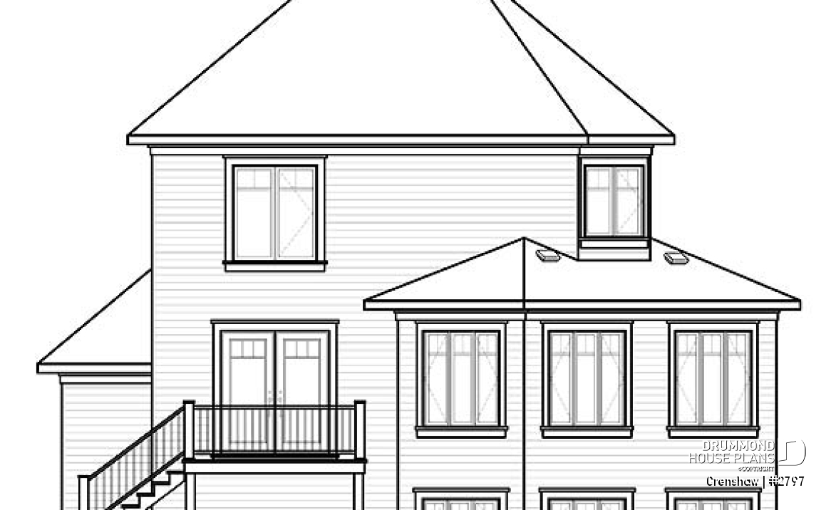rear elevation - Crenshaw