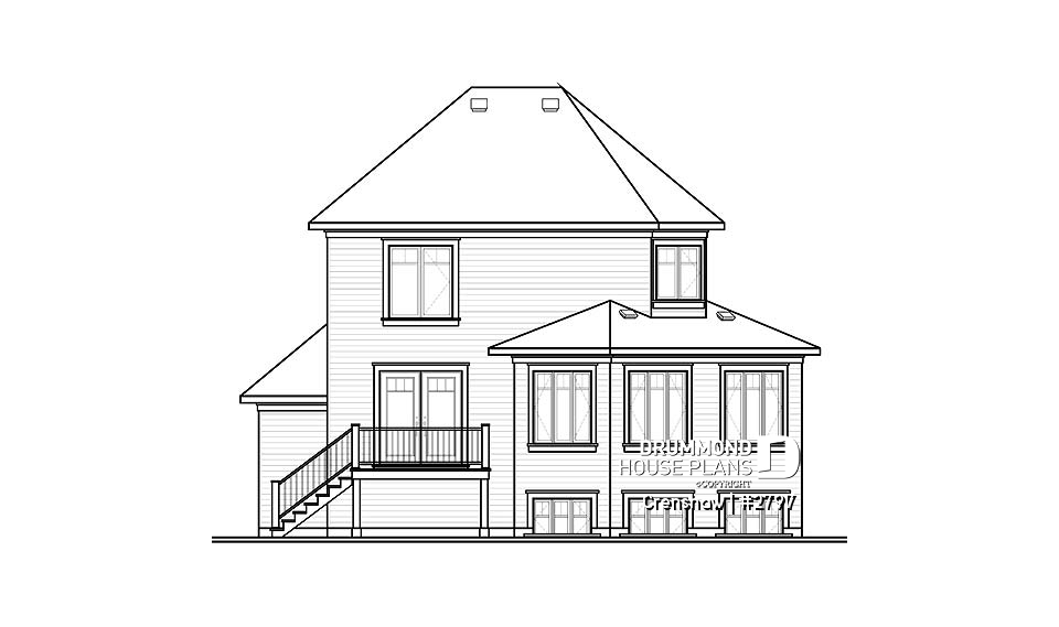 rear elevation - Crenshaw