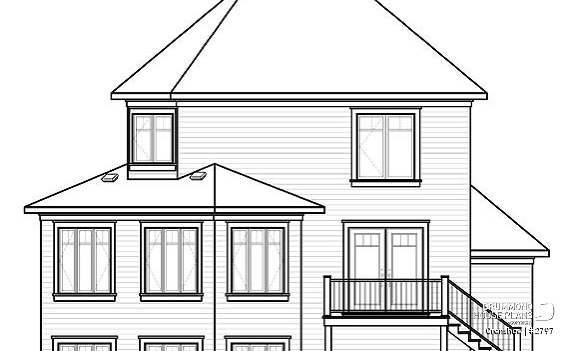 rear elevation - Crenshaw
