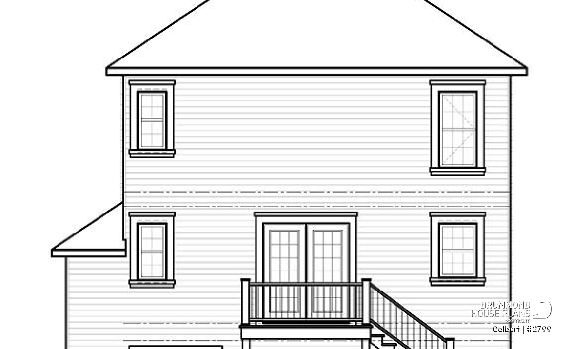 rear elevation - Colbert