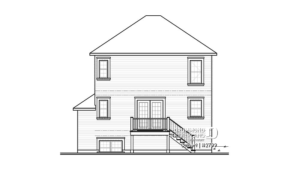 rear elevation - Colbert