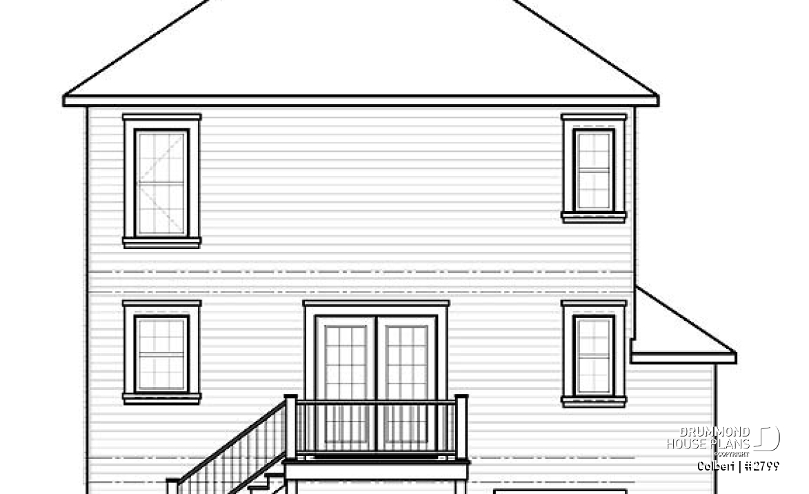 rear elevation - Colbert
