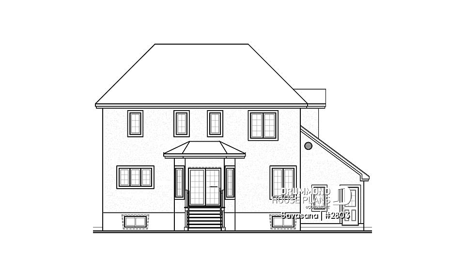 rear elevation - Savasana