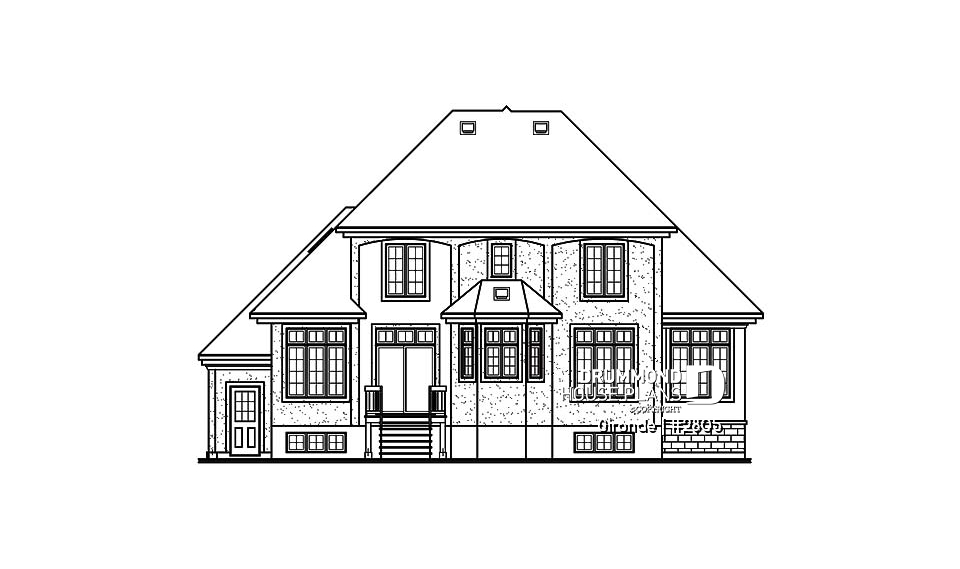 rear elevation - Gironde