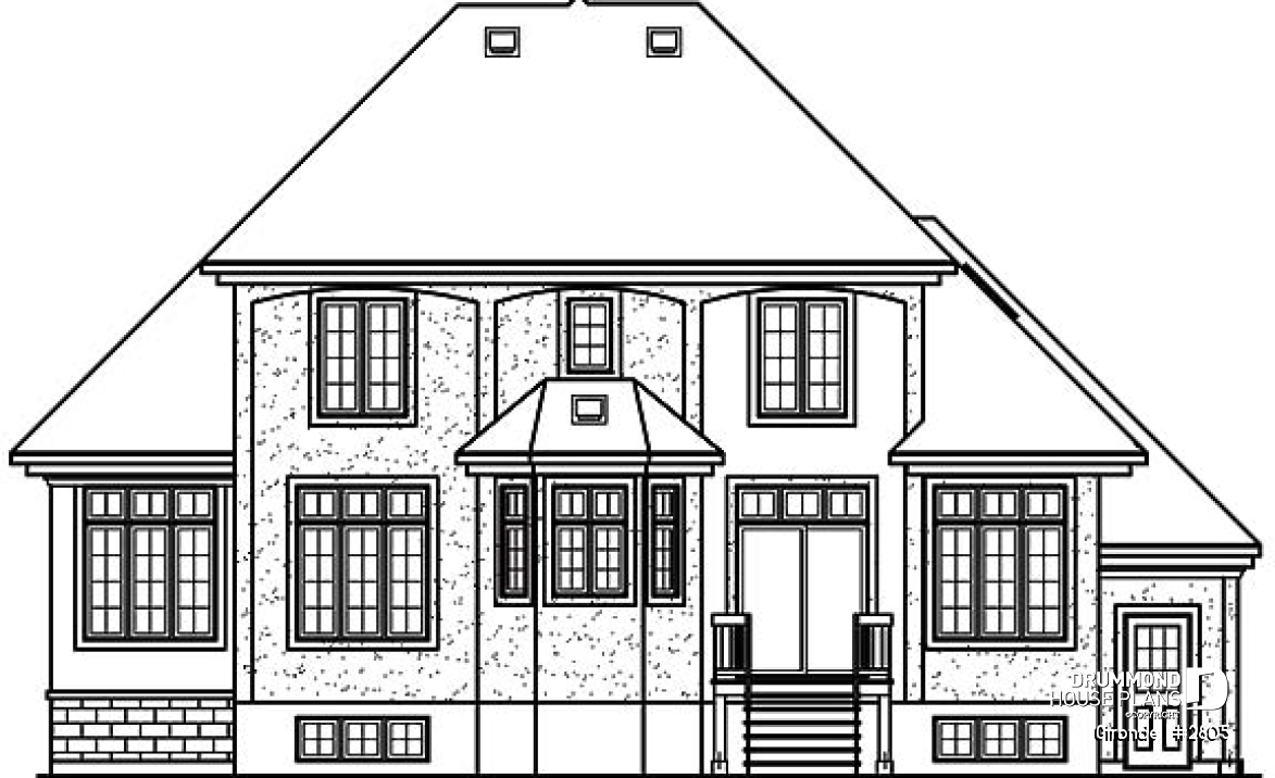 rear elevation - Gironde