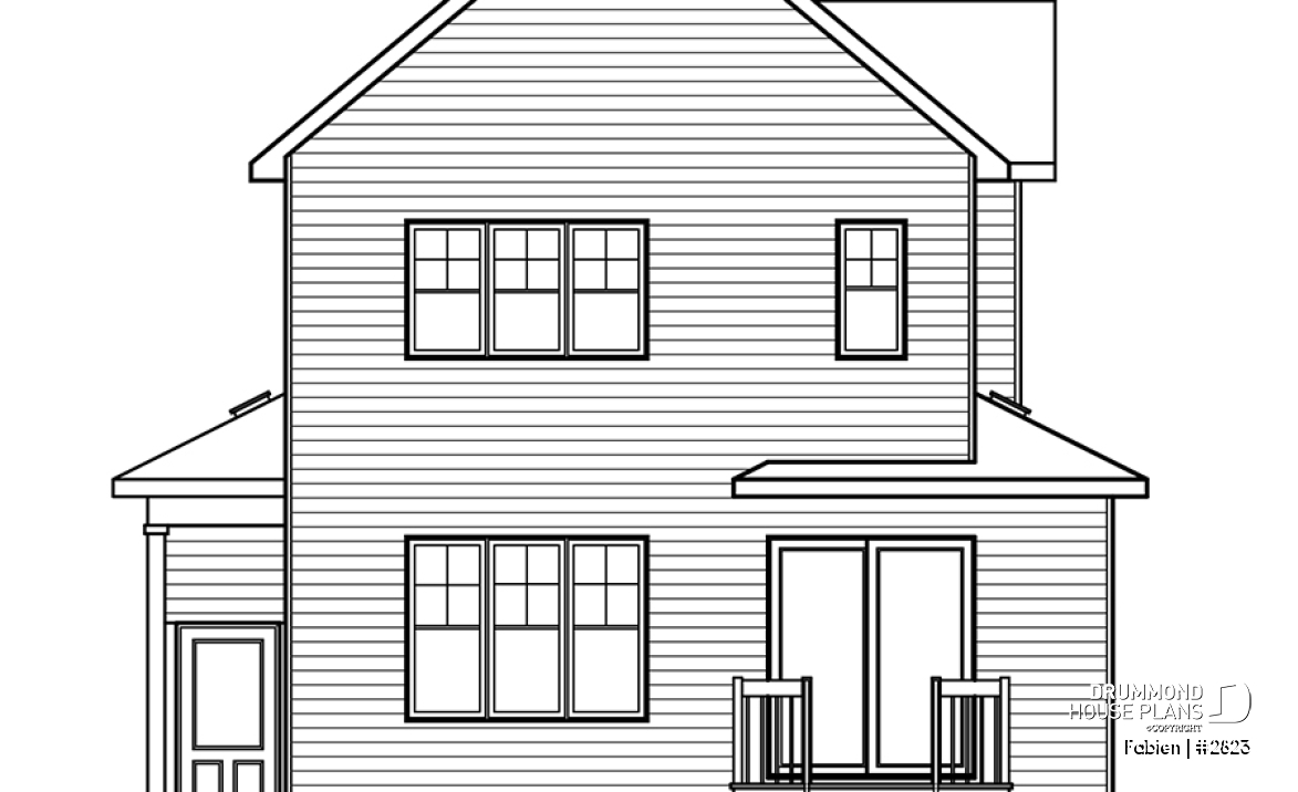 rear elevation - Fabien