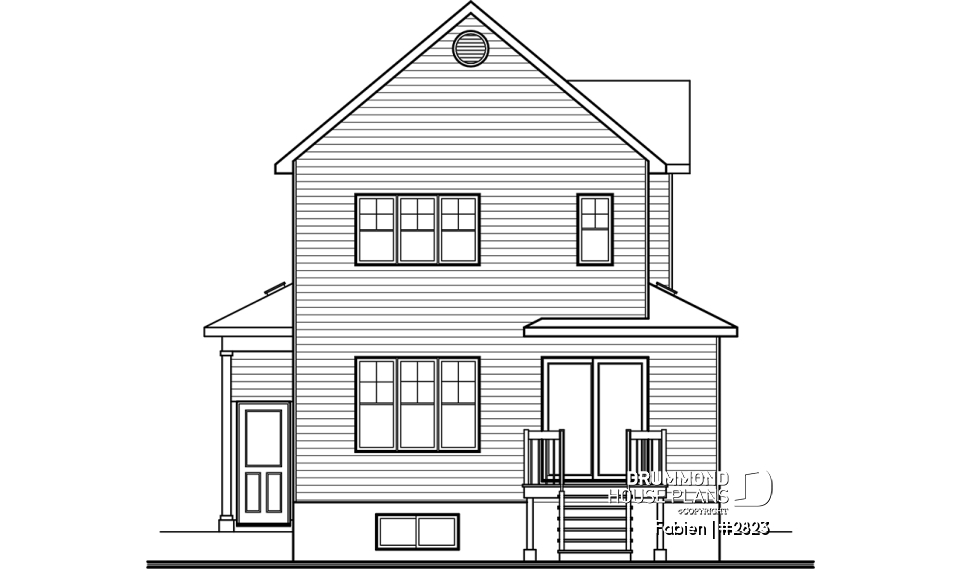 rear elevation - Fabien