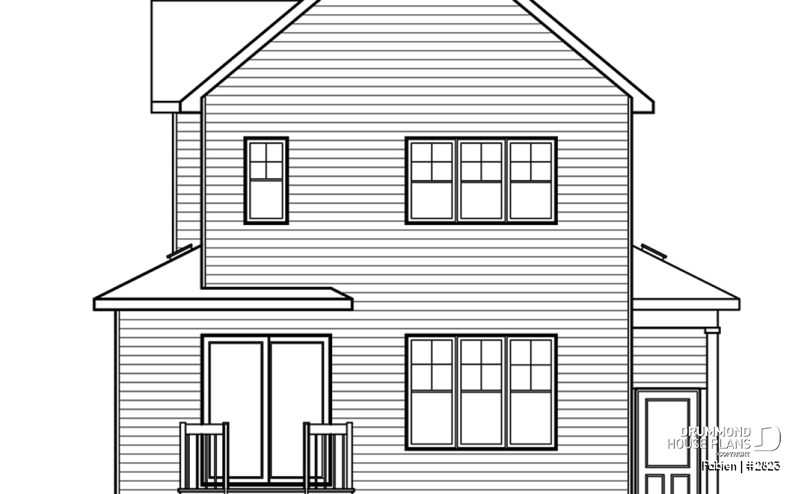 rear elevation - Fabien