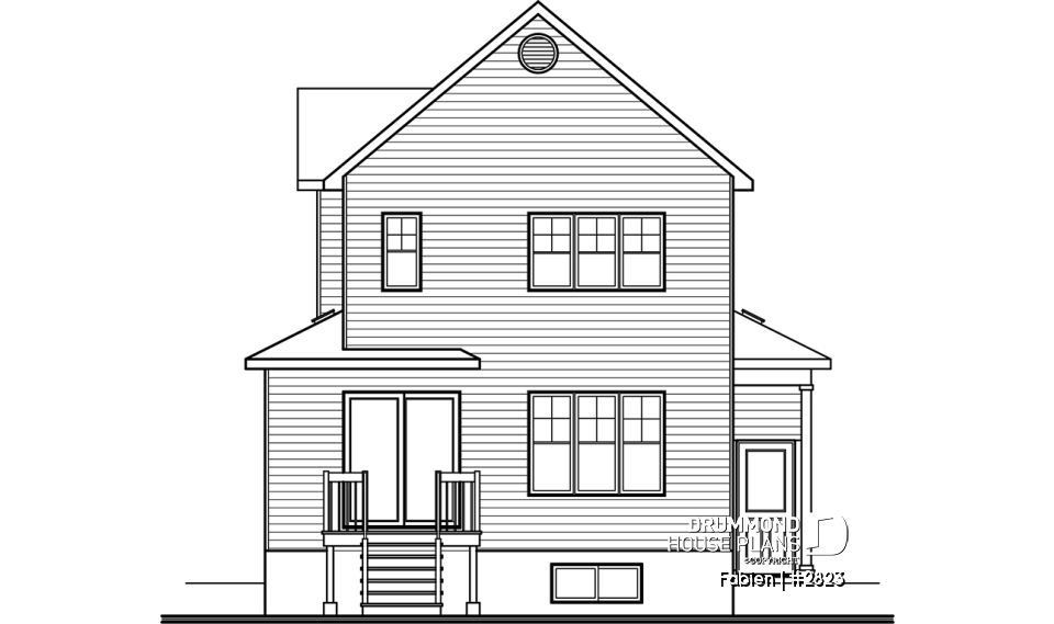 rear elevation - Fabien