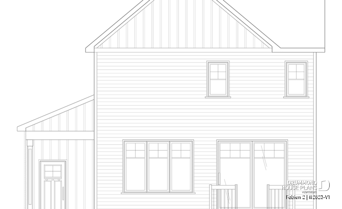 rear elevation - Fabien 2