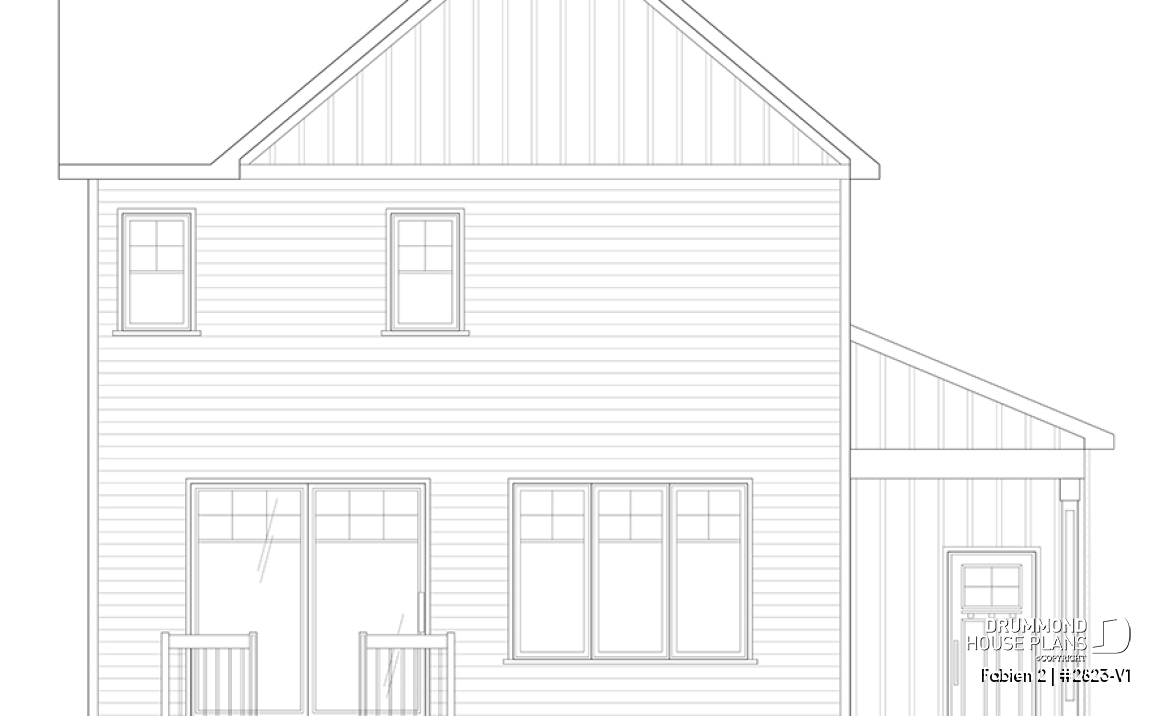 rear elevation - Fabien 2