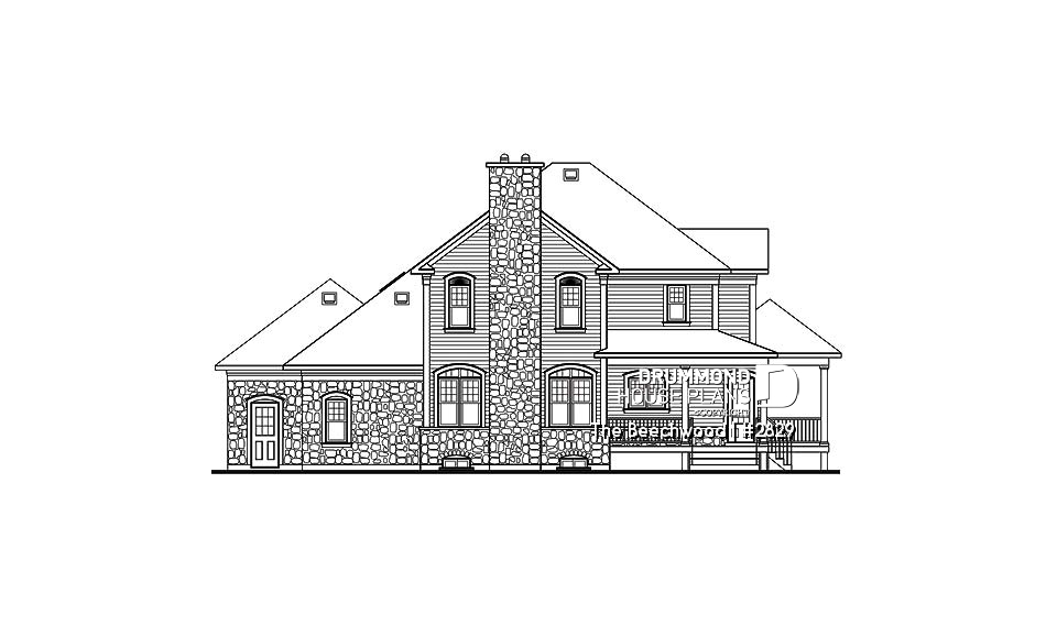 rear elevation - The Beechwood