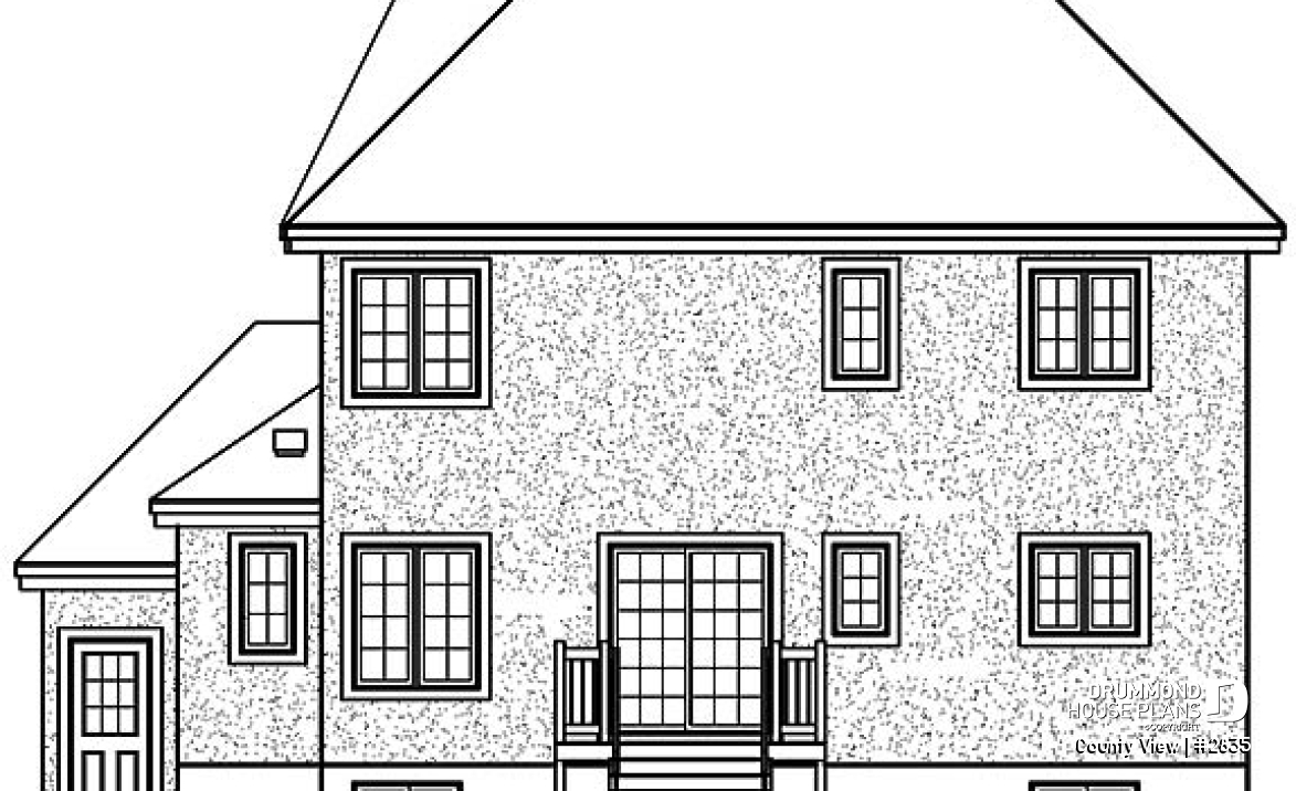 rear elevation - County View