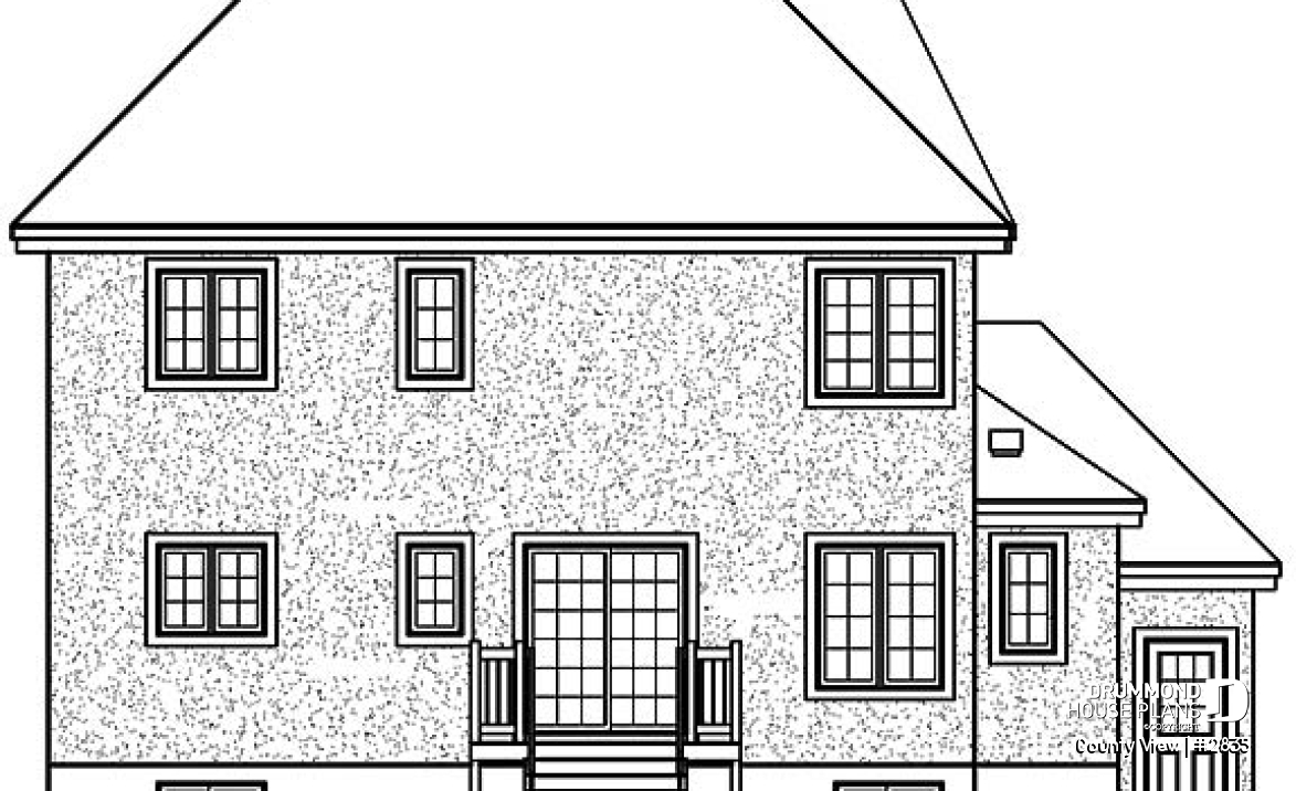 rear elevation - County View