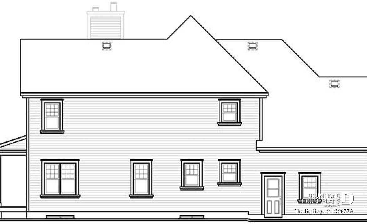 rear elevation - The Heritage 2