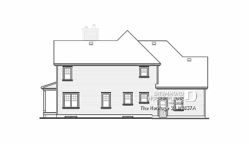rear elevation - The Heritage 2