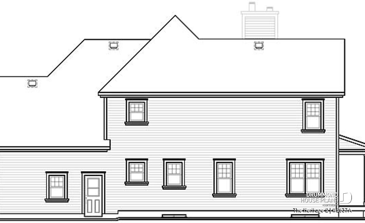 rear elevation - The Heritage 2