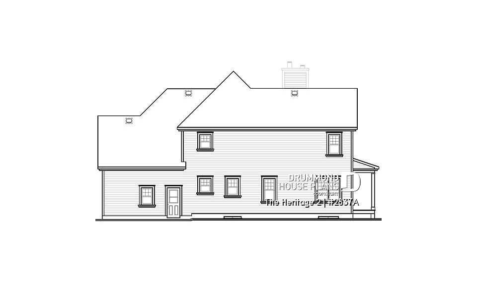 rear elevation - The Heritage 2