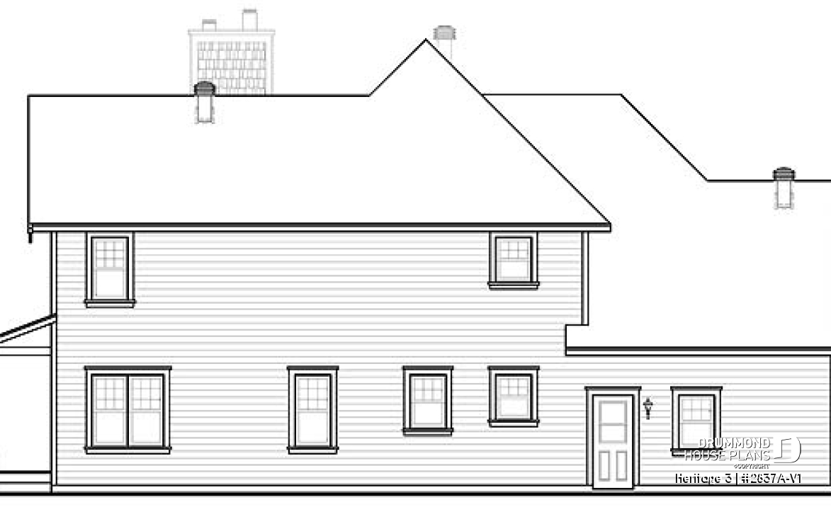 rear elevation - Heritage 3