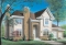front - BASE MODEL - Large 4 bedroom house plans with indoor pool, 2-car garage with bonus space above, fireplaces, pantry - Pacifica
