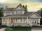 front - BASE MODEL - 2 storey Farmhouse house plan, sunroom, 2-car garage, 3 to 4 beds, home office, large bonus space - The Ridgewood 2