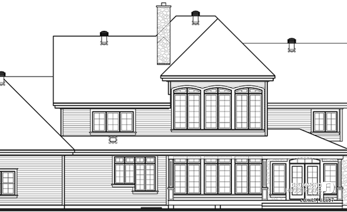 rear elevation - Carmel