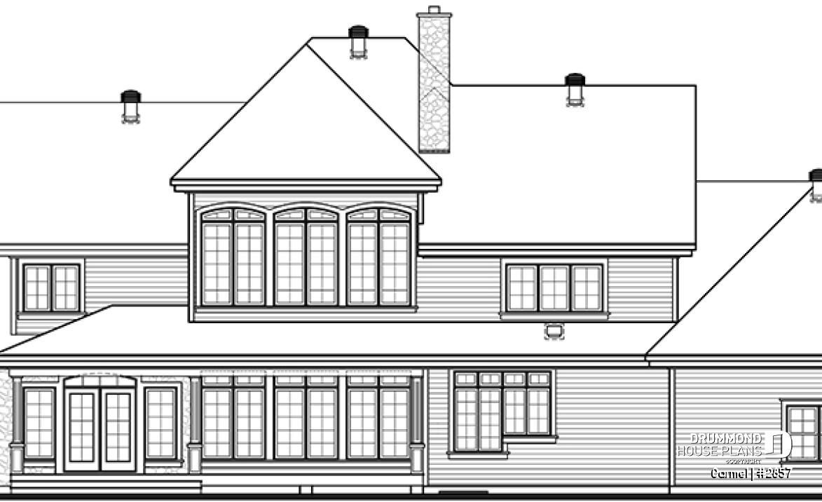 rear elevation - Carmel