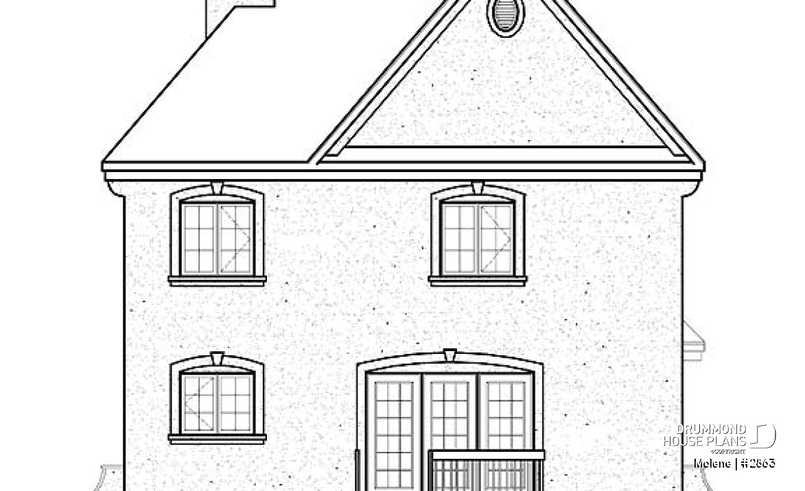 rear elevation - Molene