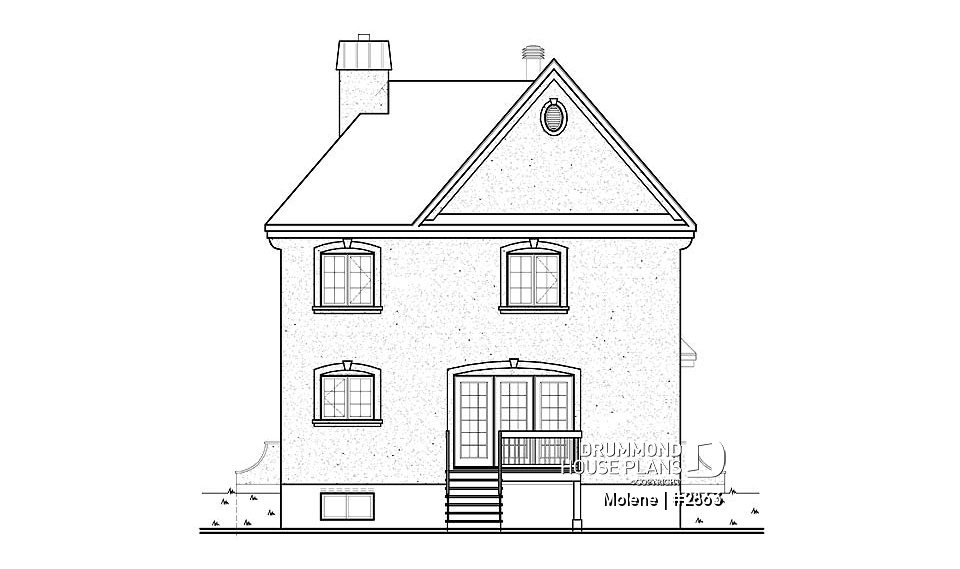 rear elevation - Molene