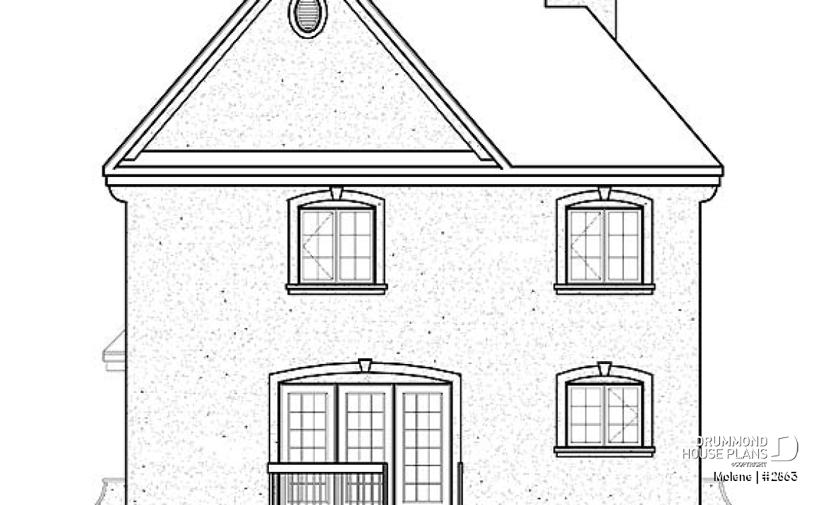 rear elevation - Molene