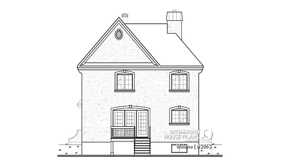 rear elevation - Molene