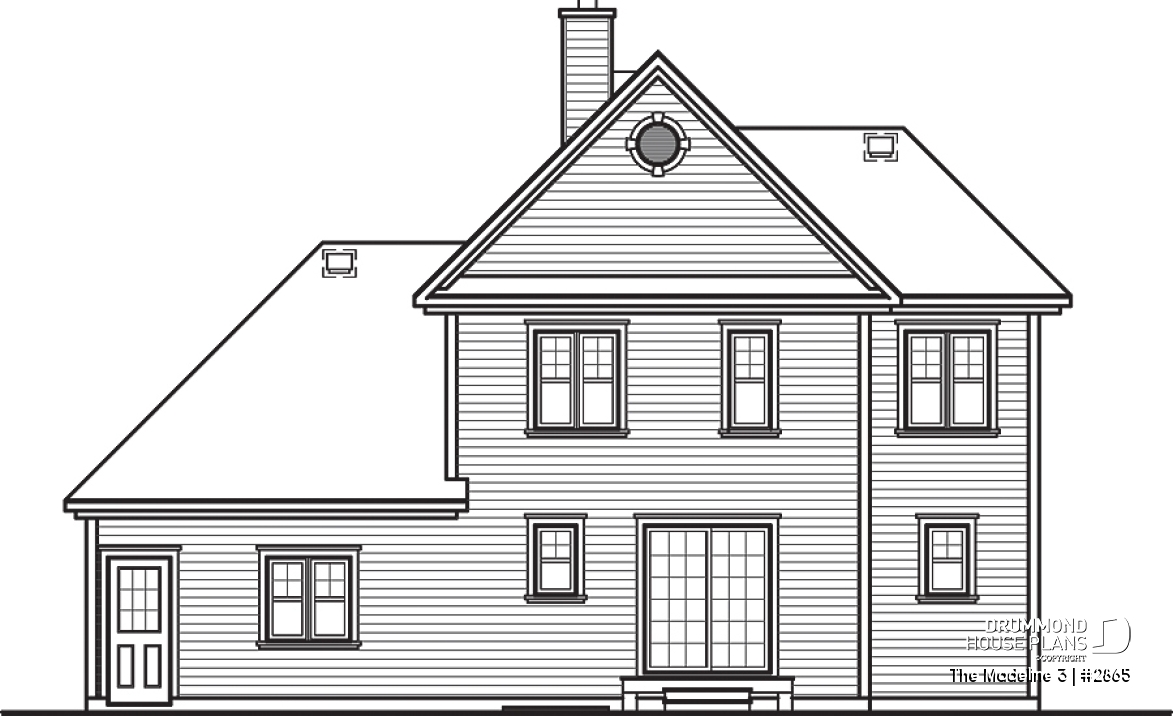 rear elevation - The Madeline 3