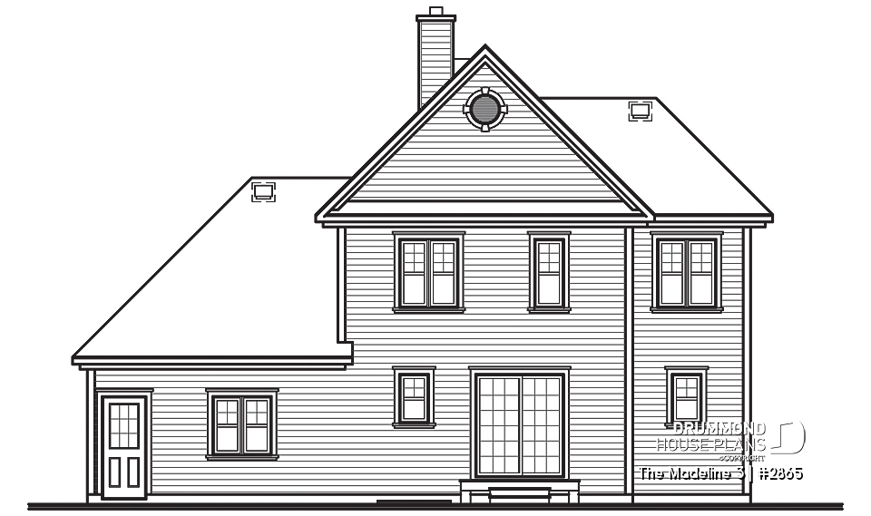 rear elevation - The Madeline 3