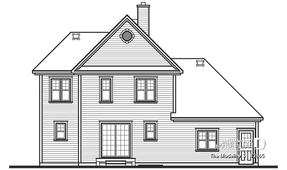 rear elevation - The Madeline 3