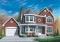 front - BASE MODEL - Victorian house plan with 3 to 4 bedrooms, 2 home offices, garage, unfinished basement - Jacob