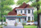 front - BASE MODEL - Victorian home design with garage, bonus room and 3 bedrooms - Girardon