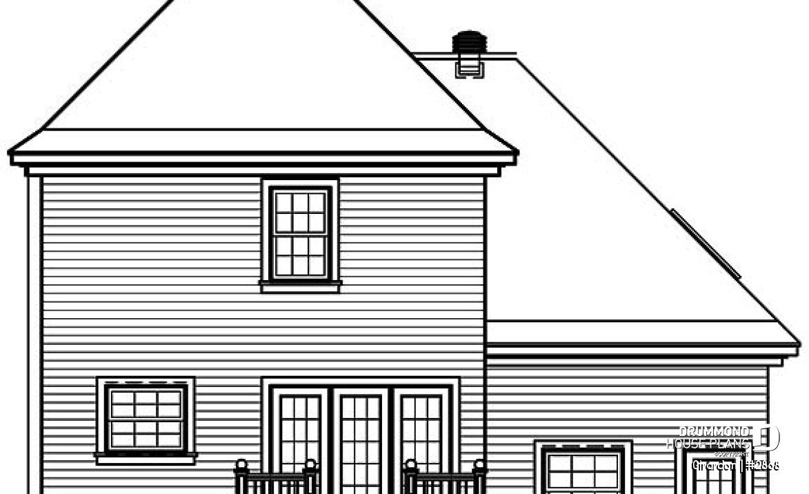 rear elevation - Girardon