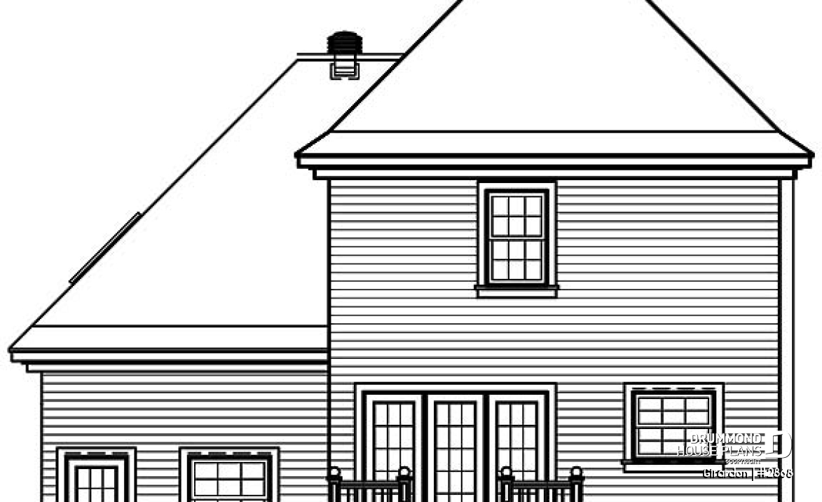 rear elevation - Girardon