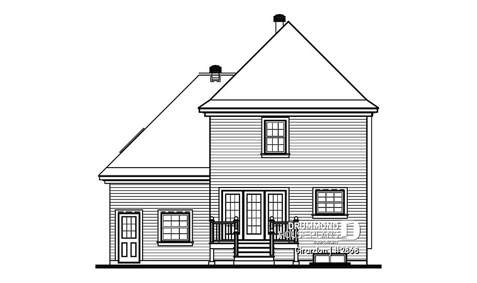 rear elevation - Girardon