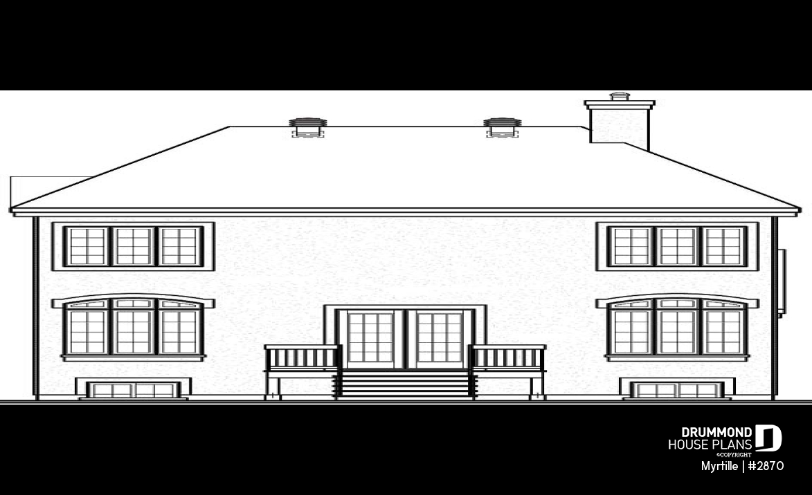 rear elevation - Myrtille