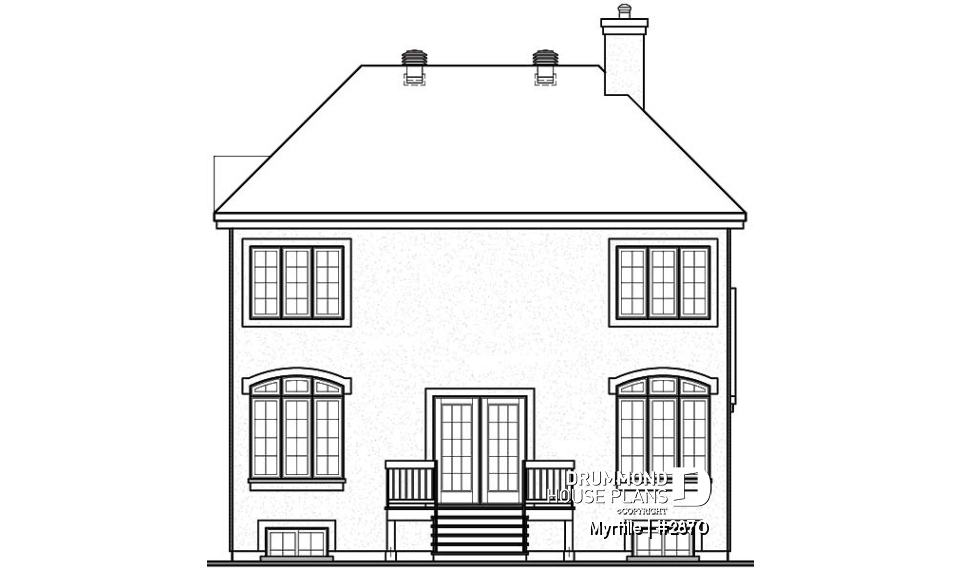 rear elevation - Myrtille