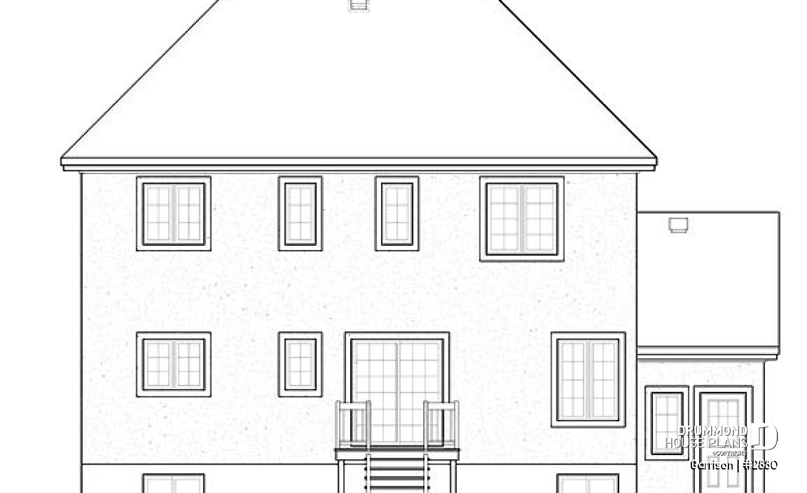rear elevation - Garrison